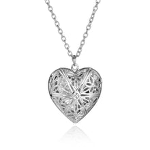 Load image into Gallery viewer, Necklace Pendant Heart Pendant Slot Photo Frame
