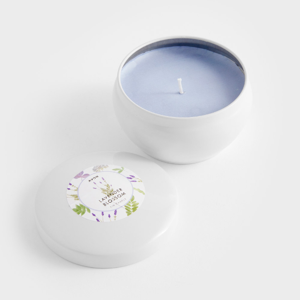 Avon Lavender Blossom Tin Candle – 140g