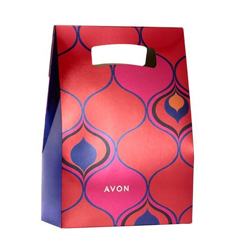Avon Red & Purple Gift Bag